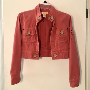 Cute Orange Crop Jacket! Medium